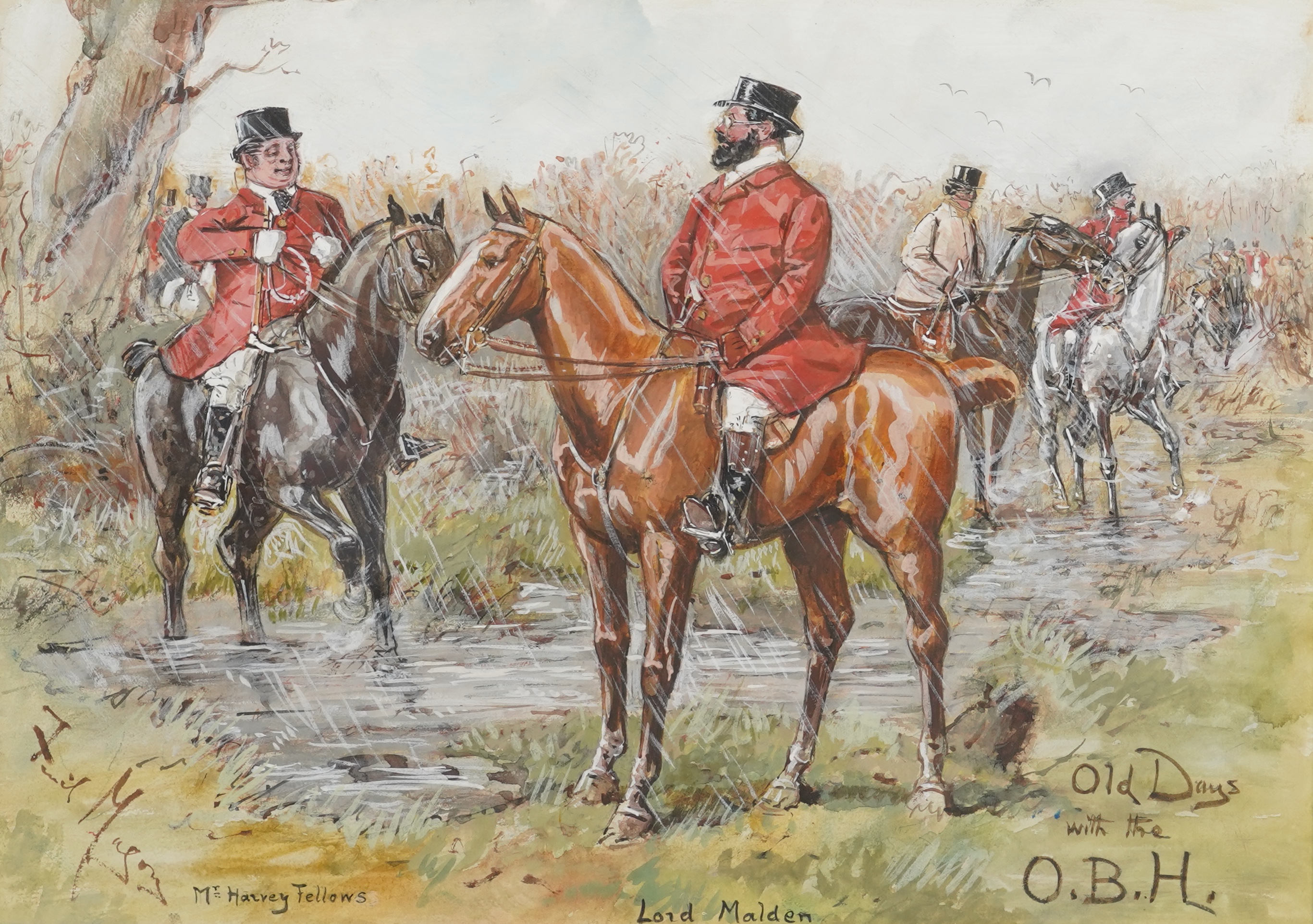 George Finch Mason (1850-1915), 'Old Days with the O.B.H.'